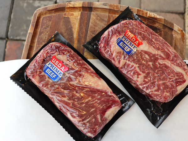 USDA Prime Beef Boneless Rib-Eye Steak 4 or 6 Pack