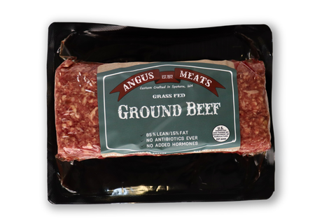 USDA Inspected Grass-Fed Ground Beef, made with certified Organic Beef