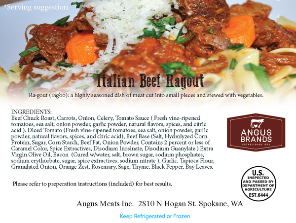 Italian Beef Ragout Meal Kit